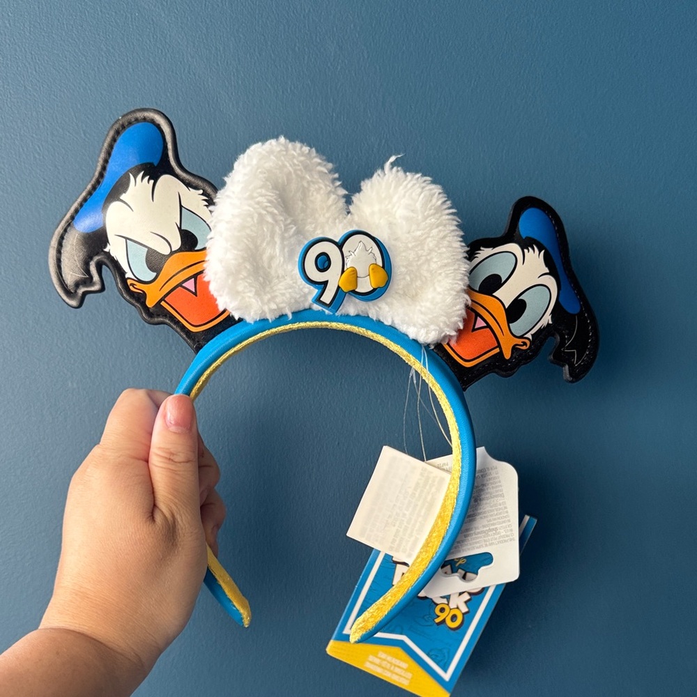 Disney Donald Duck 90th Celebration Headband - Blue and White